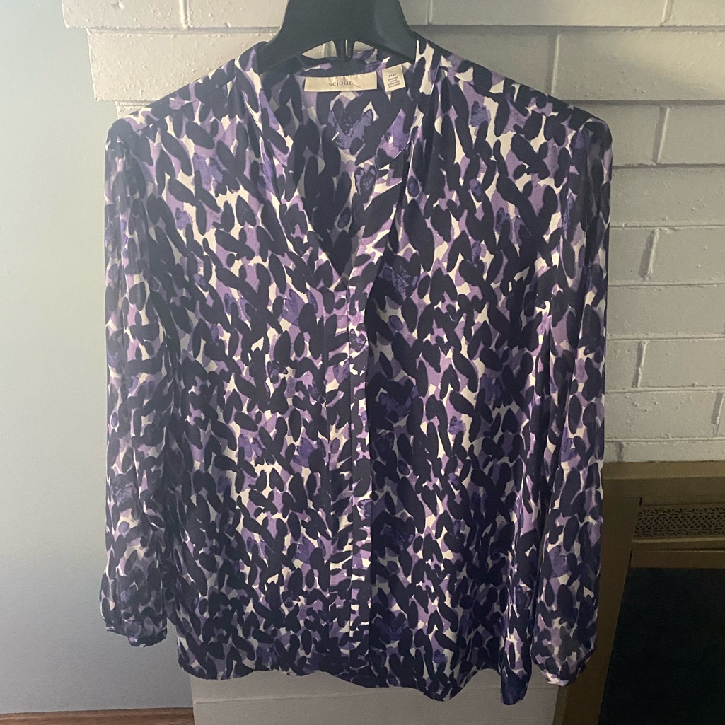 Nwot Sz 14w Sejour Blouse